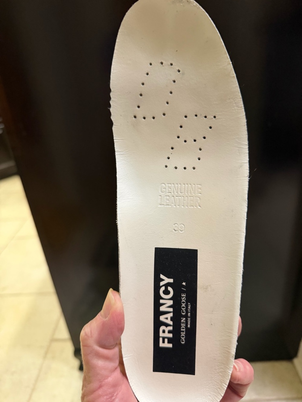 Golden Goose Black Glitter High-Top Sneakers with White Star - Picture 12 of 13